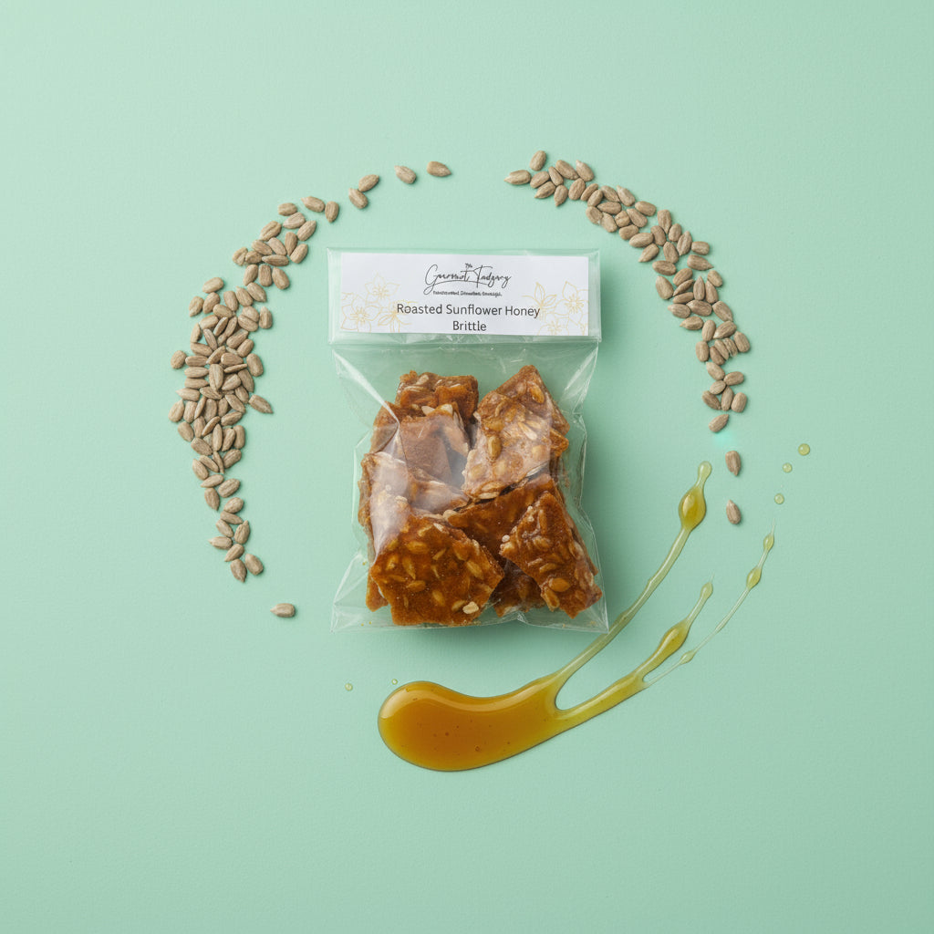 Roasted Sunflower Seed Honey Brittle