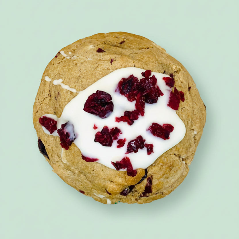 White Chocolate Cranberry New York Cookie